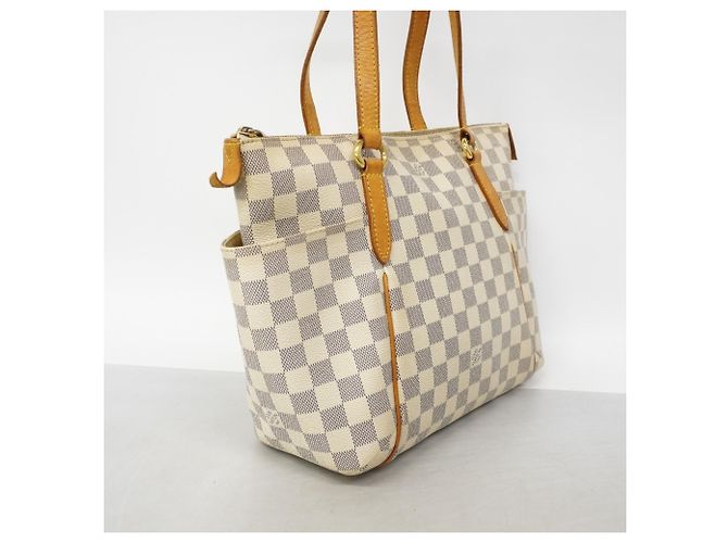 Borsa Tote Louis Vuitton Damier Azur Totally PM Bianco - vista 2