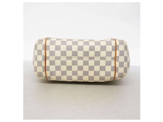 Borsa Tote Louis Vuitton Damier Azur Totally PM Bianco - vista 3