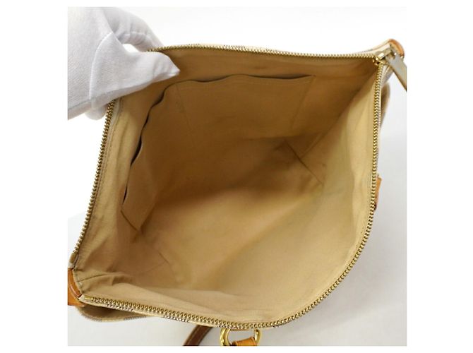 Borsa Tote Louis Vuitton Damier Azur Totally PM Bianco - vista 4