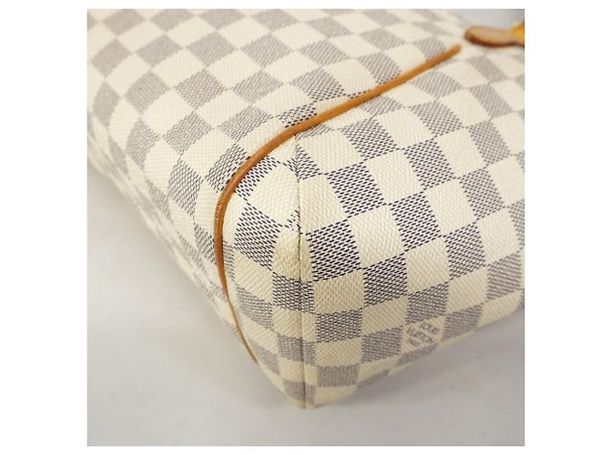 Borsa Tote Louis Vuitton Damier Azur Totally PM Bianco - vista 6