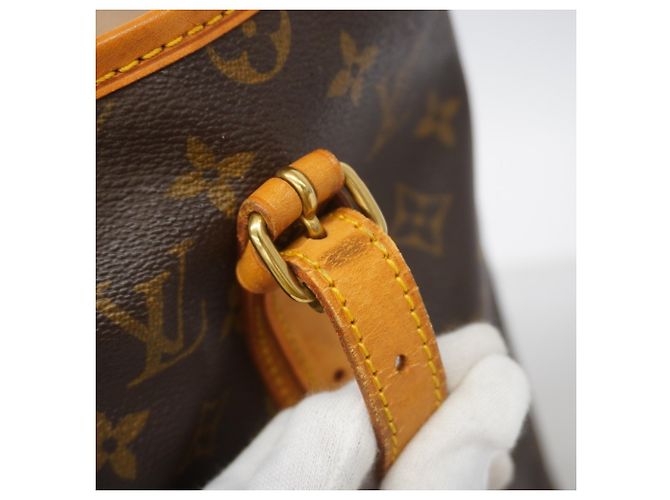 Borsa Tote Louis Vuitton Monogram Bucket GM M42236 Marrone - vista 8