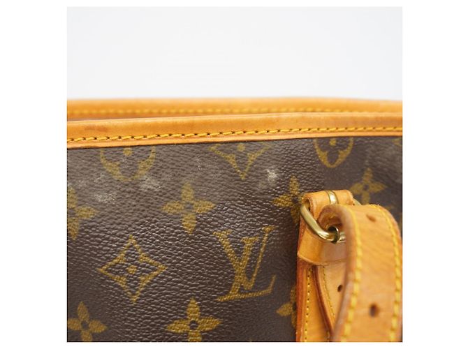 Borsa Tote Louis Vuitton Monogram Bucket GM M42236 Marrone - vista 9