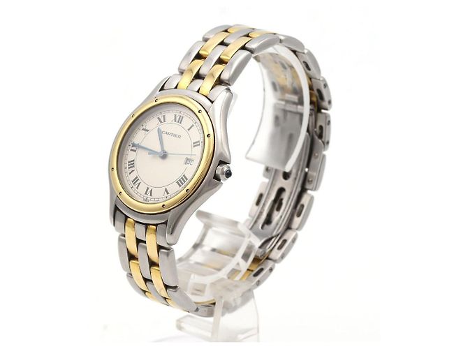 Orologio Cartier Panthère Cougar LM 2ROW W35006B6 Quartz - vista 2