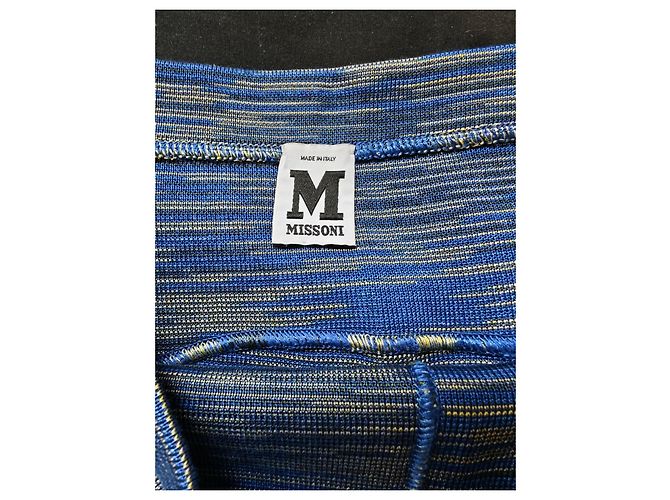 Falda midi de punto Missoni Azul Gris - vista 5