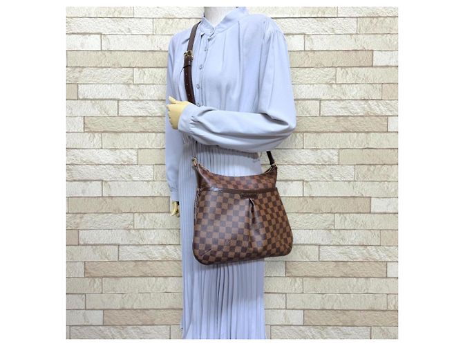 Borsa a Spalla Louis Vuitton Bloomsbury PM Damier Marrone - vista 2