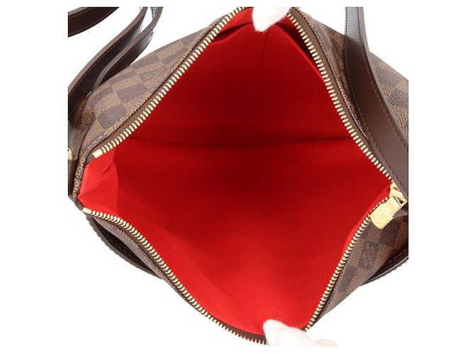Borsa a Spalla Louis Vuitton Bloomsbury PM Damier Marrone - vista 6