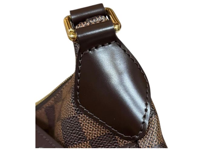 Borsa a Spalla Louis Vuitton Bloomsbury PM Damier Marrone - vista 8