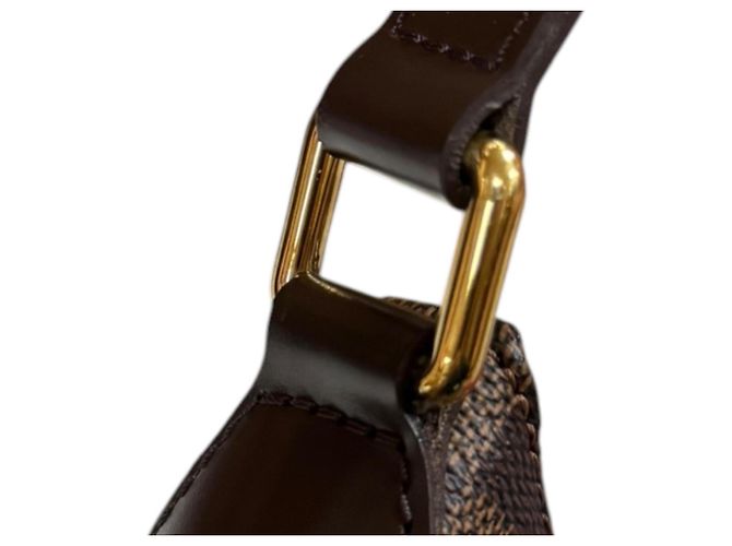 Borsa a Spalla Louis Vuitton Bloomsbury PM Damier Marrone - vista 9
