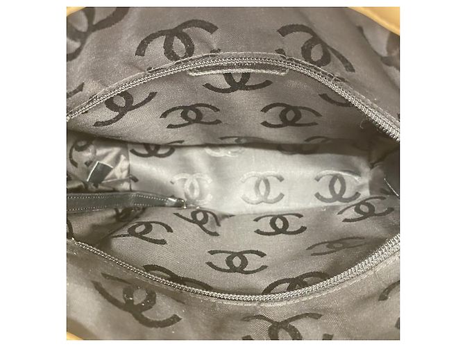 Chanel Cambon Shopper aus Lammleder Braun Schwarz - Ansicht 4