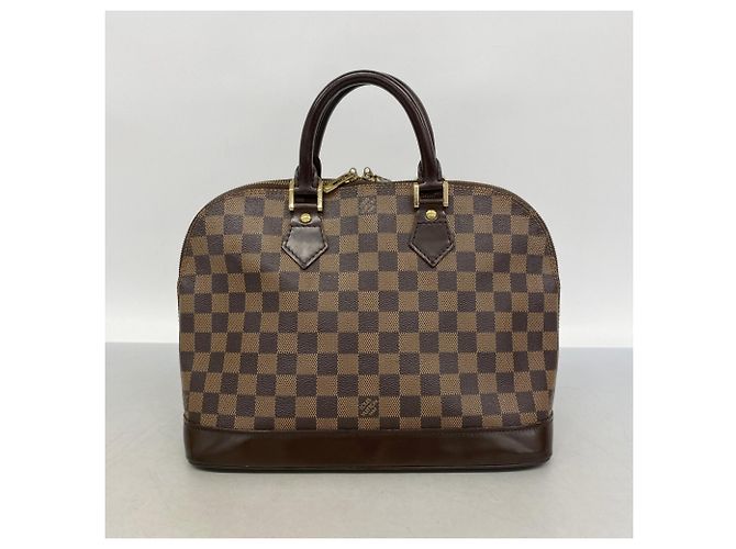 Borsa Louis Vuitton Damier Alma N51131 Ebene Damier ebene - vista 9