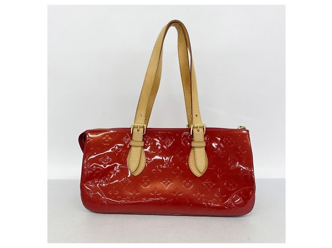 Borsa Louis Vuitton Vernis Rosewood Avenue Rosso - vista 10