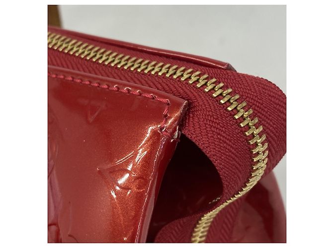 Borsa Louis Vuitton Vernis Rosewood Avenue Rosso - vista 6