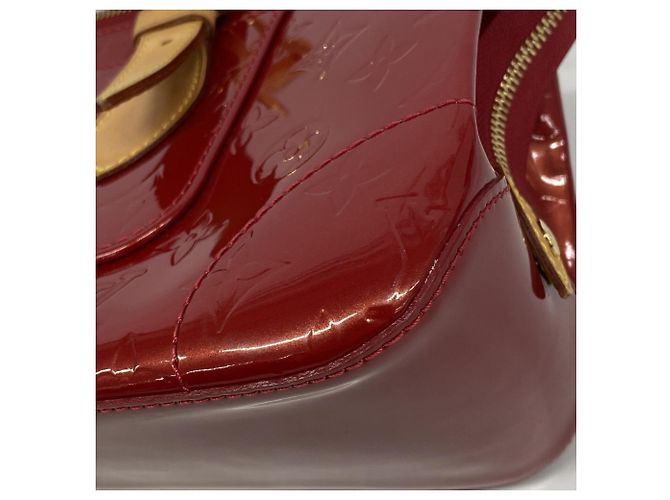 Borsa Louis Vuitton Vernis Rosewood Avenue Rosso - vista 7