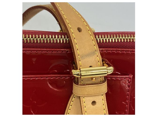 Borsa Louis Vuitton Vernis Rosewood Avenue Rosso - vista 8
