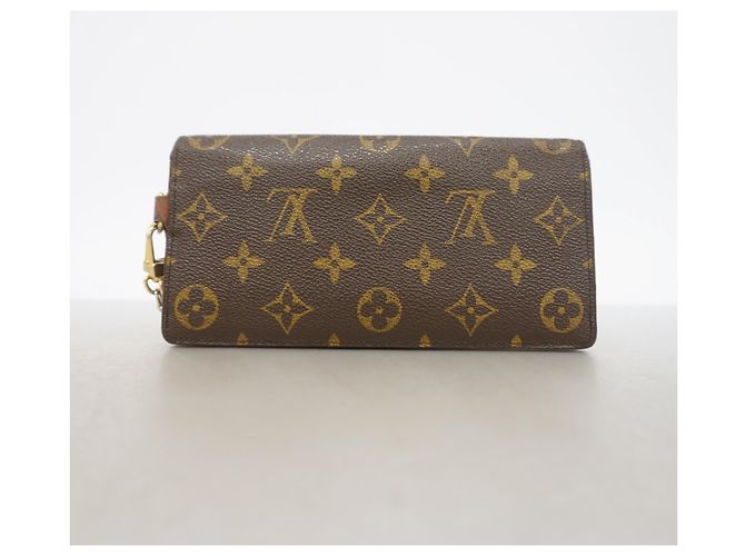 Louis Vuitton Monogram Portafoglio a Fisarmonica Lungo Marrone - vista 11