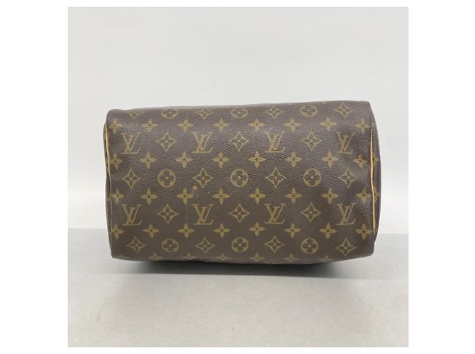 Borsa Louis Vuitton Monogram Speedy 30 M41108 Marrone - vista 3