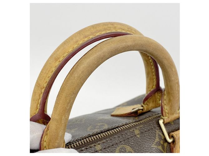 Borsa Louis Vuitton Monogram Speedy 30 M41108 Marrone - vista 6