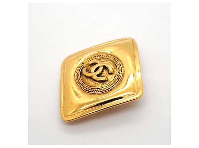 Spilla Chanel placcata oro D'oro - vista 2