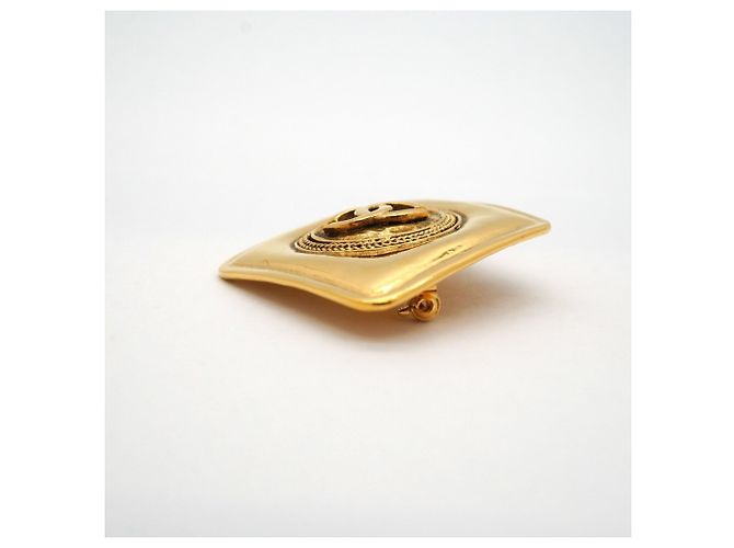 Spilla Chanel placcata oro D'oro - vista 3