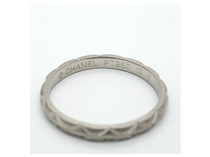 Chanel Matelassé Ring aus Platin 950 - Ansicht 4