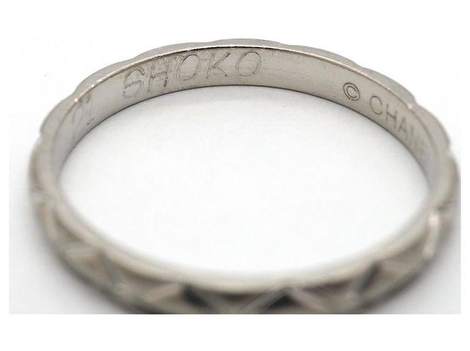 Chanel Matelassé Ring aus Platin 950 - Ansicht 7