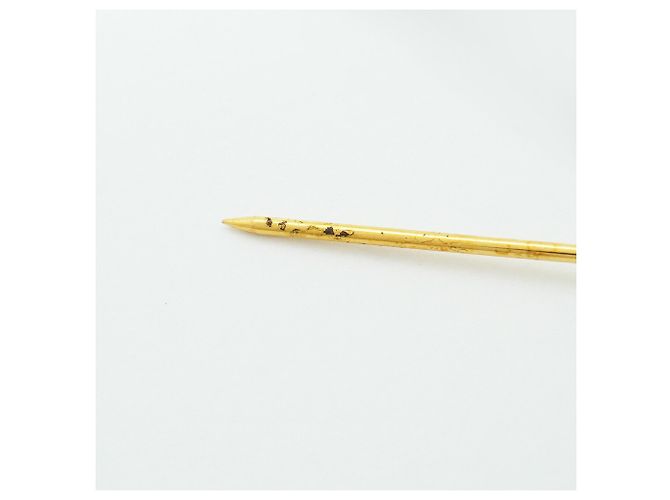 Timeless Chanel Coco Mark Circle Brosche Golden - Ansicht 7