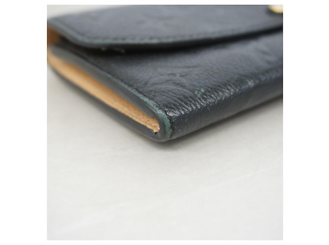 Louis Vuitton Monogram Empreinte Portefeuille Emilie Long Wallet Noir - vue 6