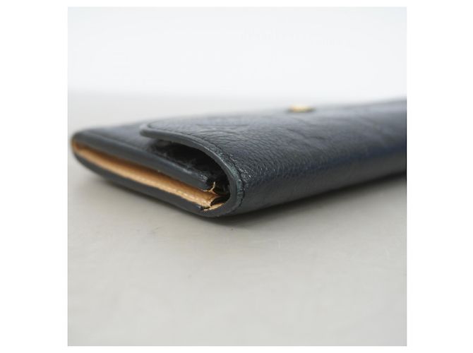 Louis Vuitton Monogram Empreinte Portefeuille Emilie Long Wallet Noir - vue 7