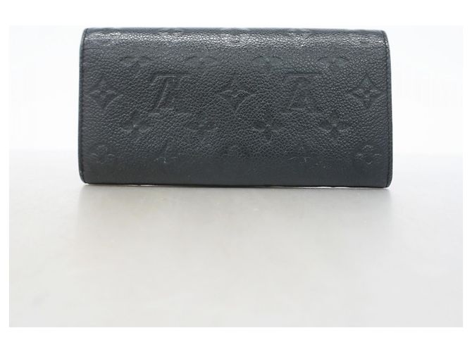 Louis Vuitton Monogram Empreinte Portefeuille Emilie Long Wallet Noir - vue 9