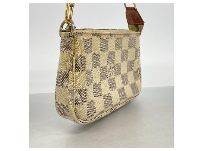 Louis Vuitton Damier Azur Mini Pochette Accessoires Bianco - vista 2
