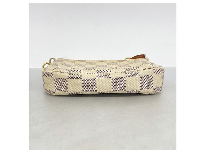 Louis Vuitton Damier Azur Mini Pochette Accessoires Bianco - vista 3