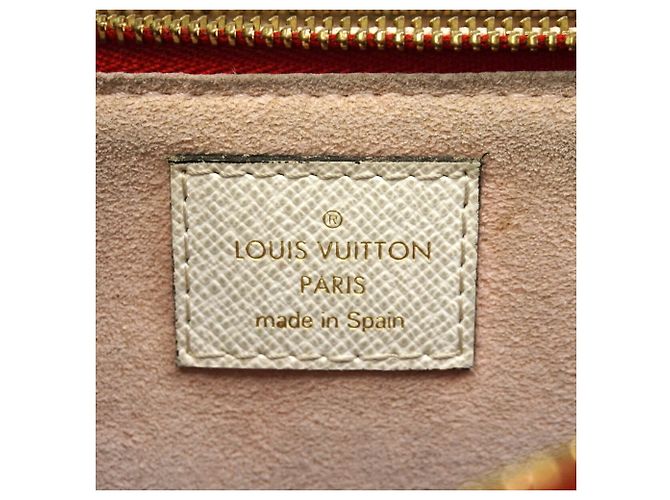 Louis Vuitton Monogram Giant Pochette Double Zip Schultertasche Pink Rot - Ansicht 5