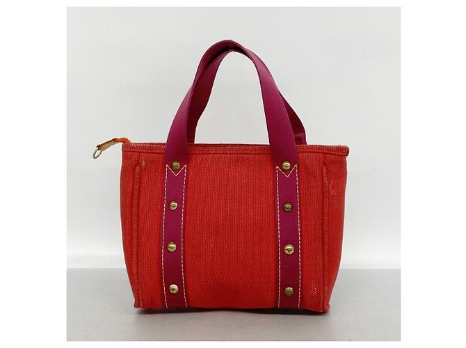 Borsa Louis Vuitton Antigua Cabas PM Rosso - vista 10