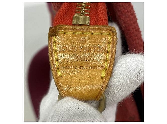 Borsa Louis Vuitton Antigua Cabas PM Rosso - vista 5