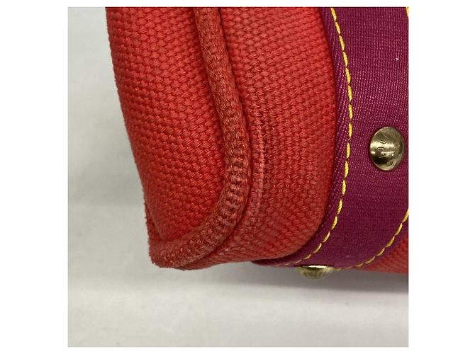 Borsa Louis Vuitton Antigua Cabas PM Rosso - vista 8