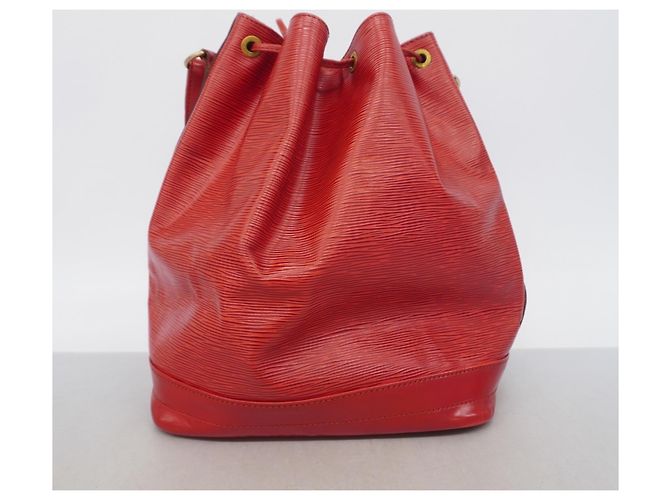 Borsa a Spalla Louis Vuitton Epi Noe Rosso - vista 11