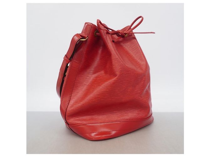 Borsa a Spalla Louis Vuitton Epi Noe Rosso - vista 2