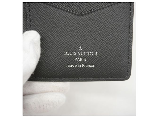Louis Vuitton Monogram Eclipse Card Case Black - view 4