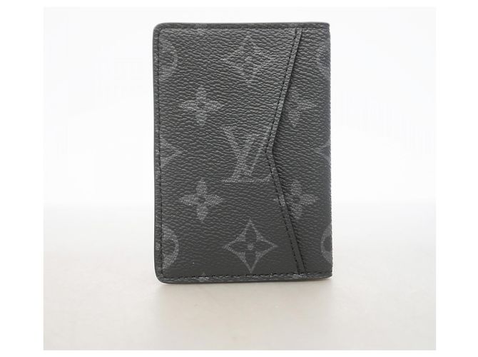 Louis Vuitton Monogram Eclipse Card Case Black - view 6