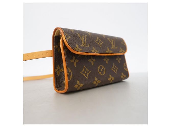 Pochette Louis Vuitton Monogram Pochette Florentine Marrone - vista 2