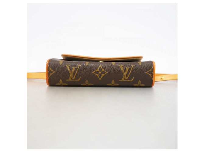 Pochette Louis Vuitton Monogram Pochette Florentine Marrone - vista 3
