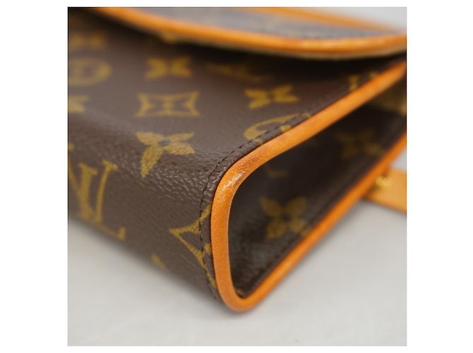 Pochette Louis Vuitton Monogram Pochette Florentine Marrone - vista 6