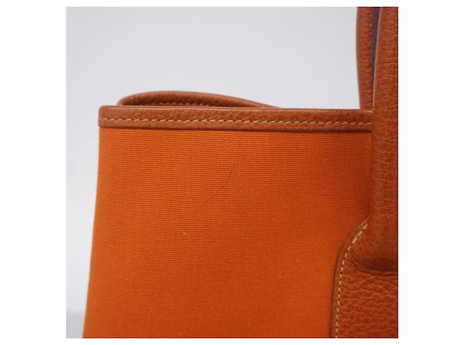 Hermès Borsa Tote Hermes Garden PM Arancione - vista 10