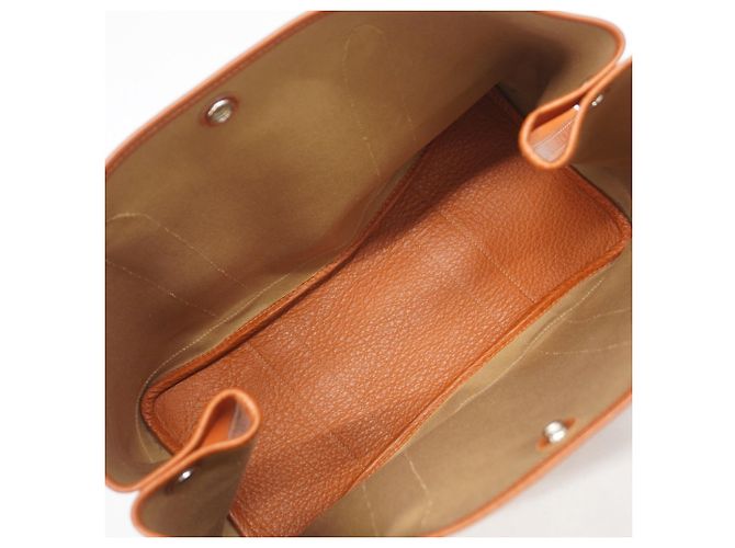 Hermès Borsa Tote Hermes Garden PM Arancione - vista 4