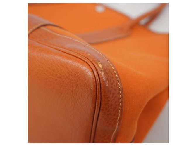 Hermès Borsa Tote Hermes Garden PM Arancione - vista 6