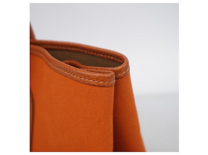 Hermès Borsa Tote Hermes Garden PM Arancione - vista 9