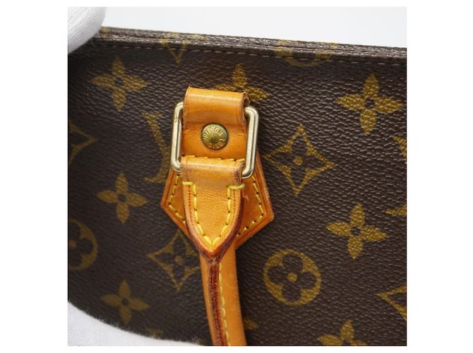 Louis Vuitton Monogram Sac Plat Tote Bag Brown - view 9