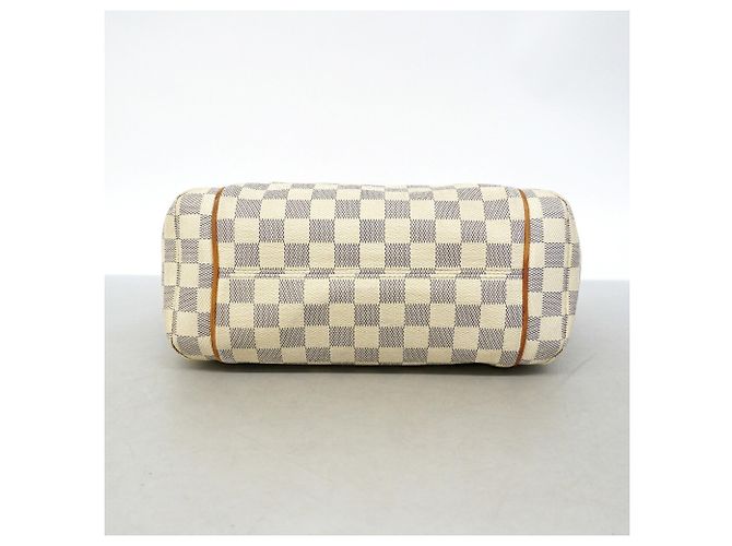 Borsa Tote Louis Vuitton Damier Azur Totally PM Bianco - vista 3