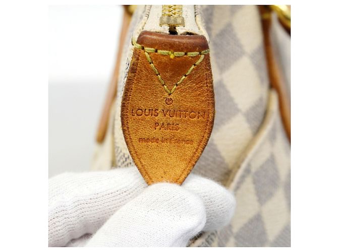 Borsa Tote Louis Vuitton Damier Azur Totally PM Bianco - vista 5