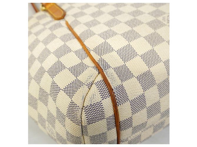Borsa Tote Louis Vuitton Damier Azur Totally PM Bianco - vista 6